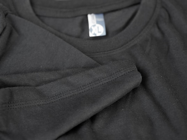 Close-up apparel detail representing size and quantity selection